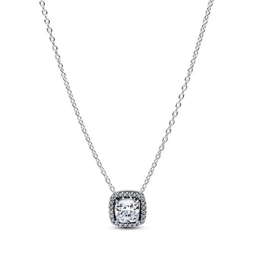 Halsband i äkta silver med ram