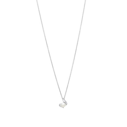 Halsband i äkta silver med sötvattenspärla
