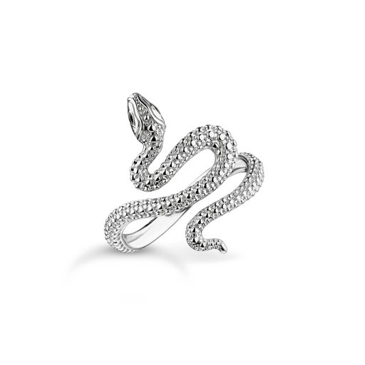Ring orm i äkta silver