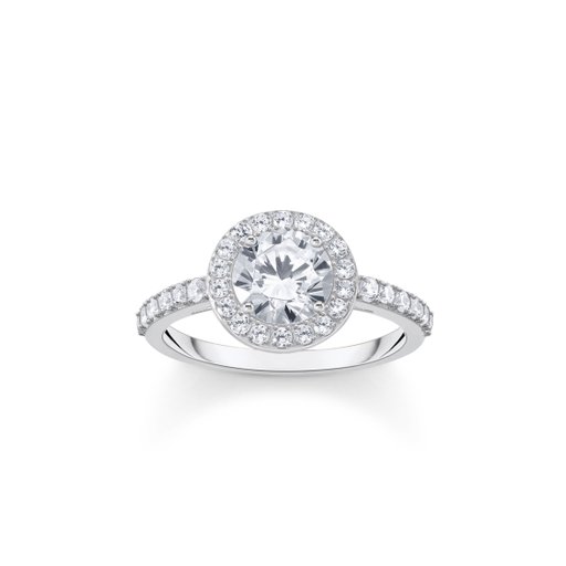 Ring med kubisk zirkonia