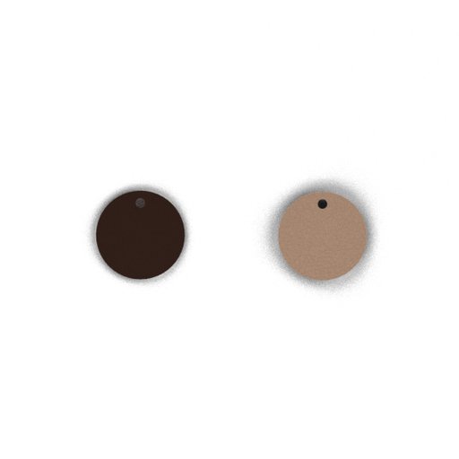 Läder till örhängen 20mm