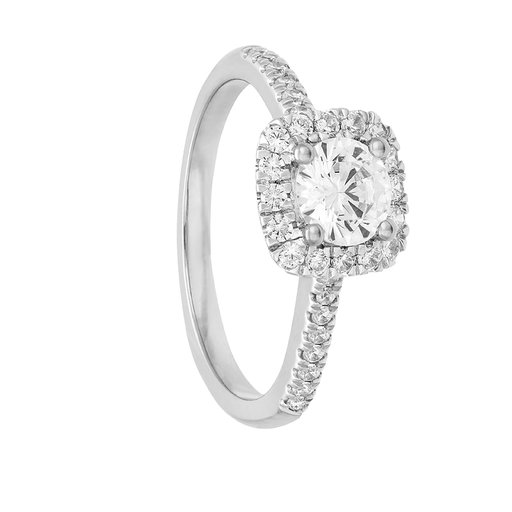 Diamantring i 18K guld
