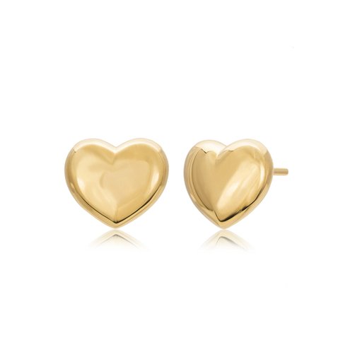 Örhängen Heart i 14K guld