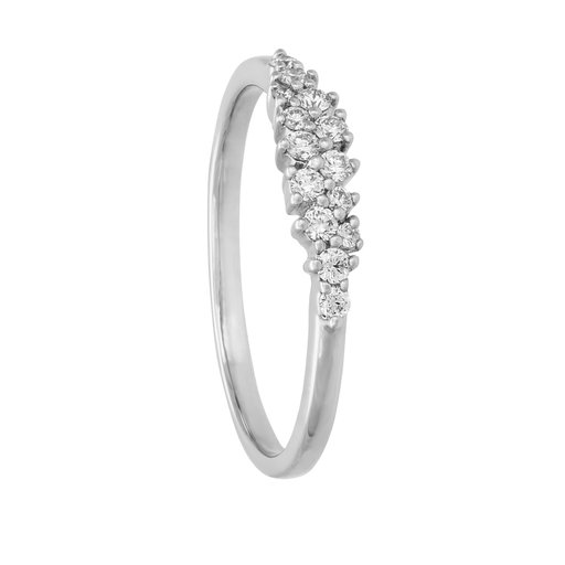 Diamantring i 18K guld