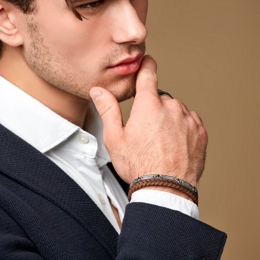 Armband i stål 19-21cm