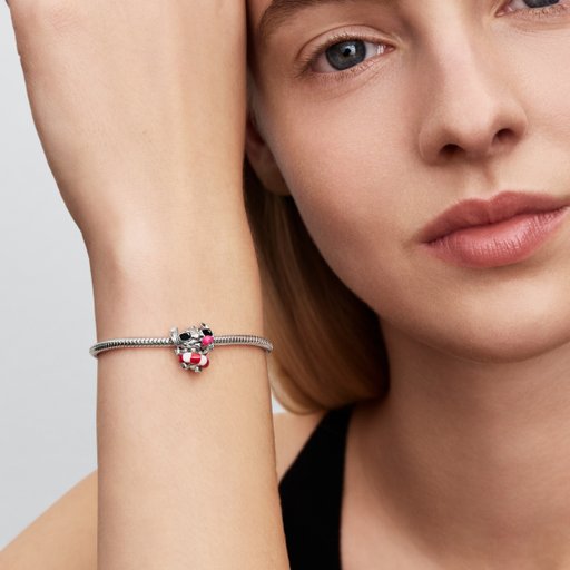 Berlock i äkta silver med Stitch på semester