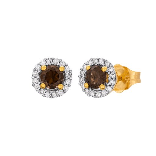 Diamantörhängen i 18K guld