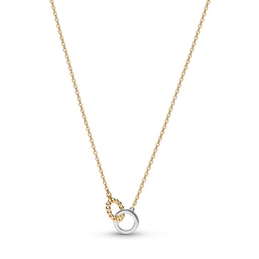 Halsband i äkta silver med cirklar