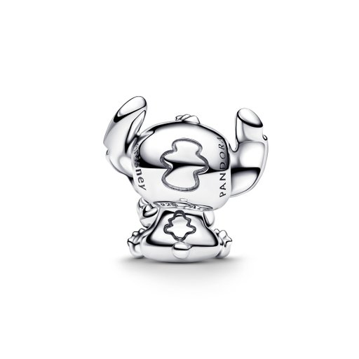 Berlock i äkta silver med Stitch och hjärta