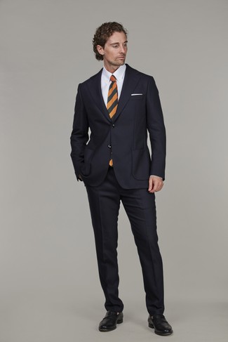 COMFORT STRETCH BLAZER MARINBLÅ