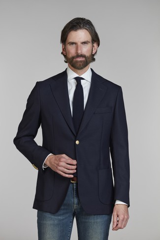 STRUCTURE CLUB JACKET STRUCTURE CLUB JACKET NAVY