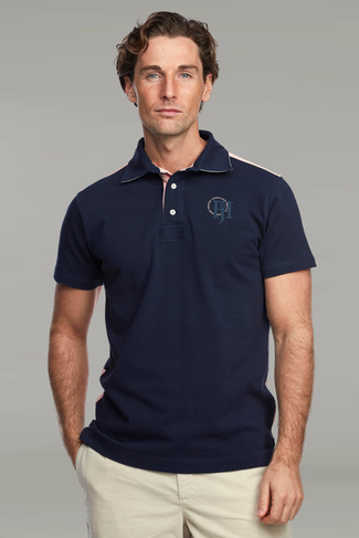 STRIPE BACK POLO