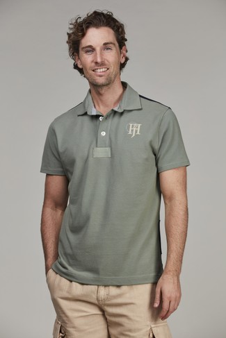 Stripe back polo