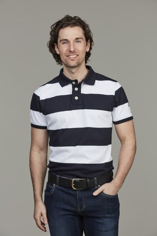 Rough style block polo