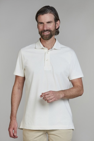 Stripe Back Polo Stripe Back Polo WHITE