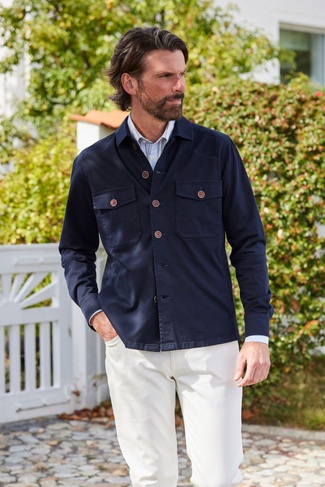 Clearwater Overshirt MARINBLÅ