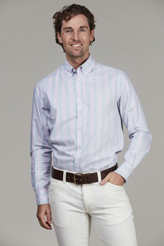 Vivid stripe shirt