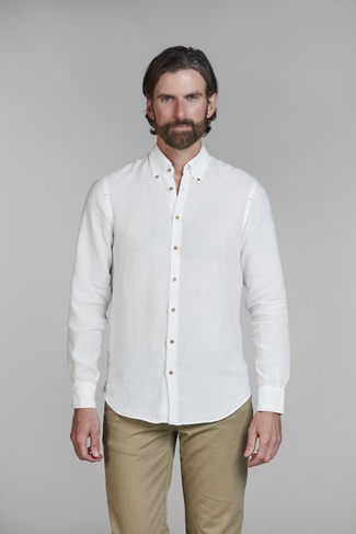 Classic Linen Shirt WHITE