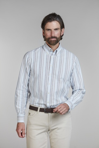 Gelato Stripe Shirt LIGHT BLUE