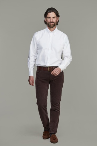 5-pkt Cut n´Sew Twill Cord MÖRK RÖD