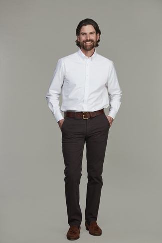Classic Chino Aerodyn High Stretch DARK BROWN