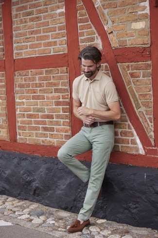 5-pkt Twill Melange GRÖN