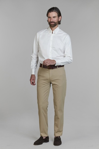 Classic Chino Aerodyn Stretch DARK BEIGE