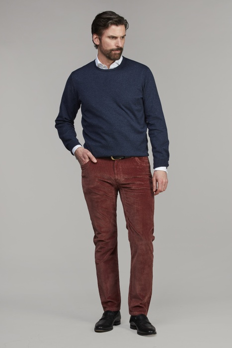 5-pkt Cut'n Sew Enso Cord DUNKELROT