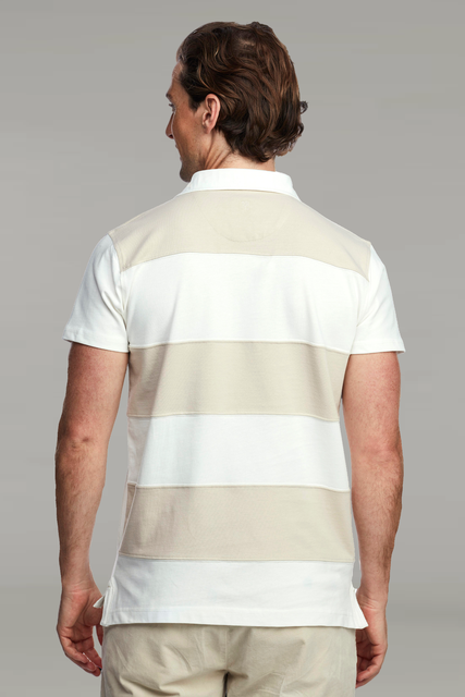 STRIPE BACK POLO