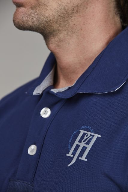 Stripe back polo Stripe back polo