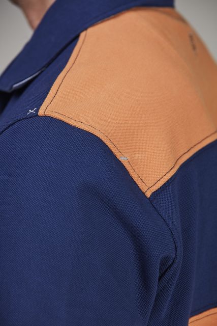 Stripe back polo Stripe back polo