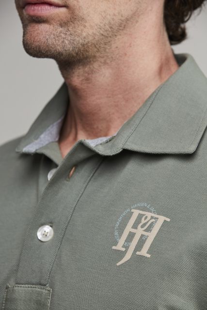Stripe back polo Stripe back polo