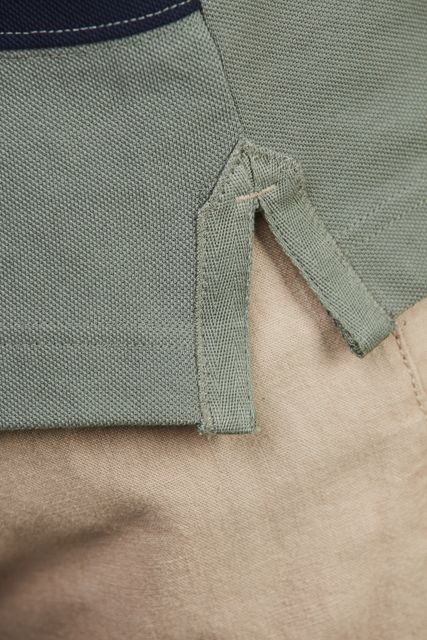 Stripe back polo Stripe back polo