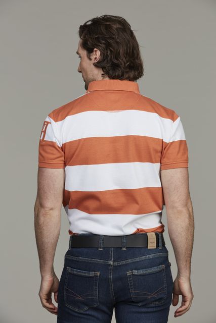 Rough style block polo Rough style block polo
