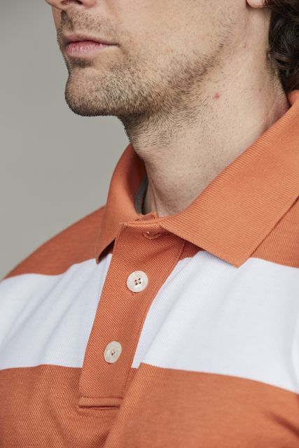 Rough style block polo Rough style block polo