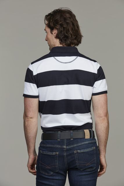 Rough style block polo Rough style block polo