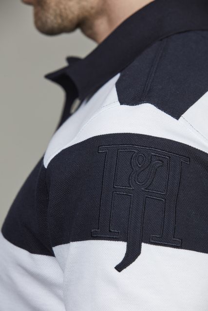 Rough style block polo Rough style block polo
