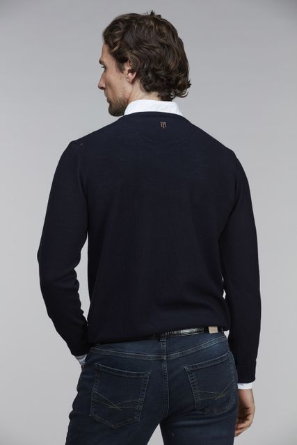 MERINO CREWNECK STRUCTURE KNIT