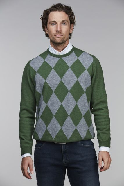 GEELONG CREWNECK ARGYLE GEELONG CREWNECK ARGYLE