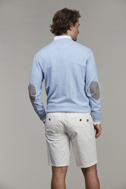 Crew neck knit, e-patch Crew neck knit, e-patch