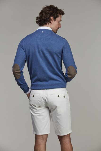 Crew neck knit, e-patch Crew neck knit, e-patch