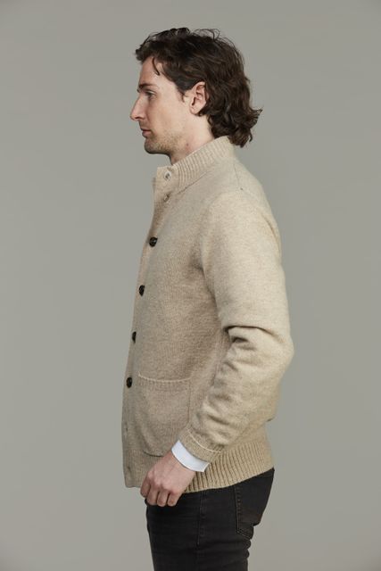 Geelong High Collar Cardigan