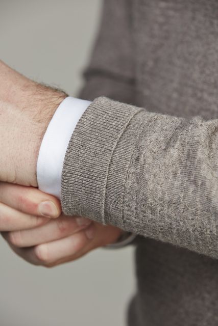 Merino Crew Neck Structure Knit