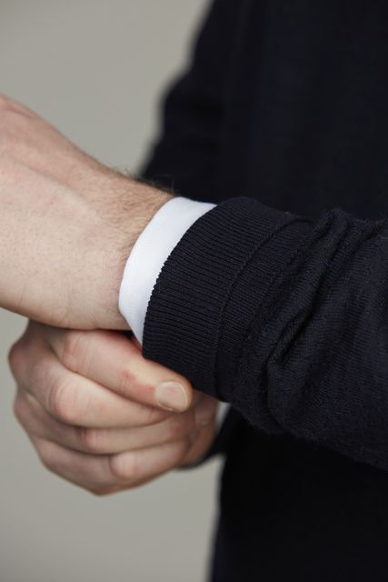 Merino Crew Neck Structure Knit