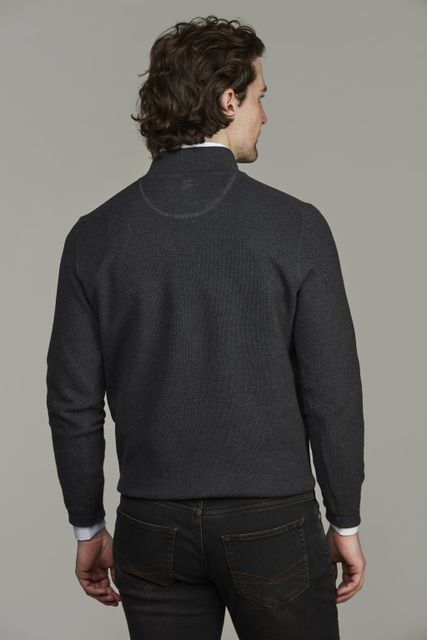 Half Zip Structure Knit