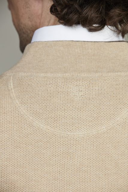 Half Zip Structure Knit