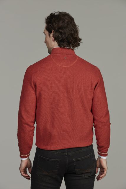Half Zip Structure Knit