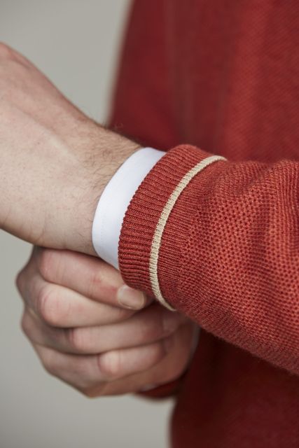 Half Zip Structure Knit