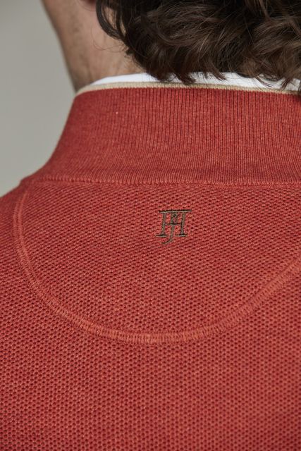 Half Zip Structure Knit