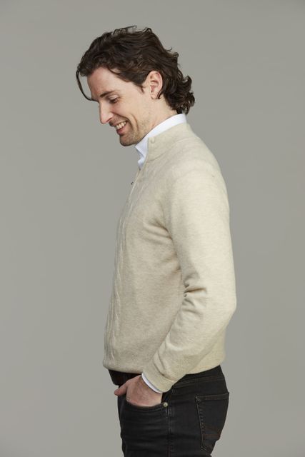 Geelong Half Zip Cable Knit